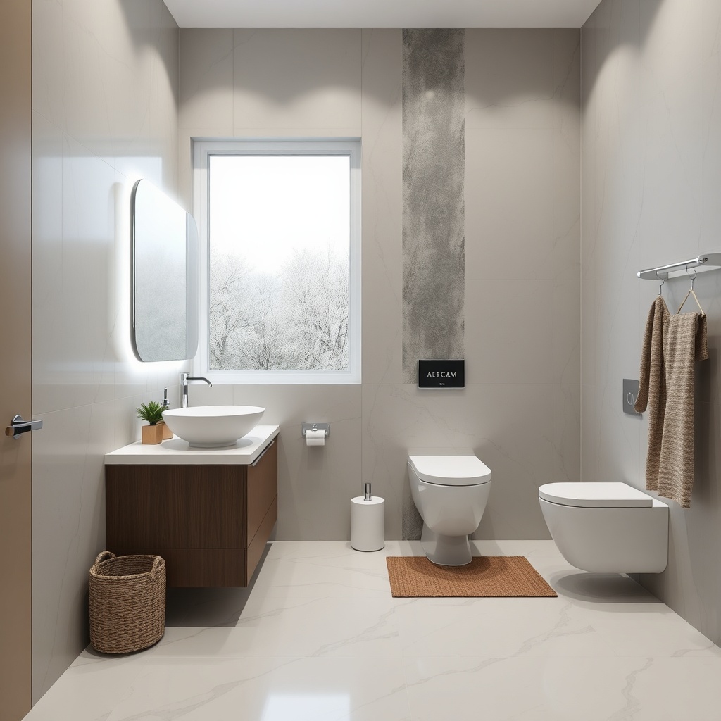 Sarıyer’de Küçük Banyoları Ferahlatan Şeffaf Cam Kabin Tasarımları