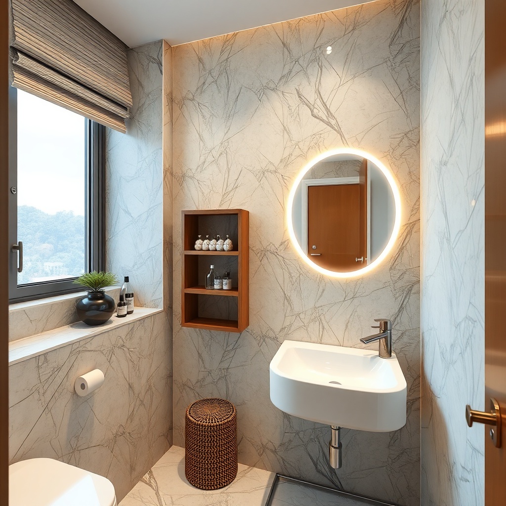 Sarıyer Dar Banyo Akordeon Kapı