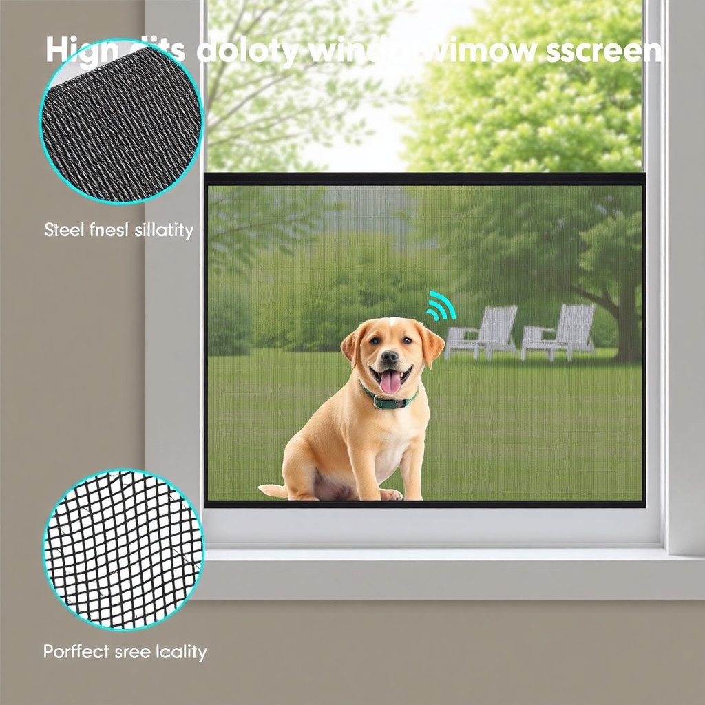 Sarıyer evcil hayvan dostu çelik sineklik tel