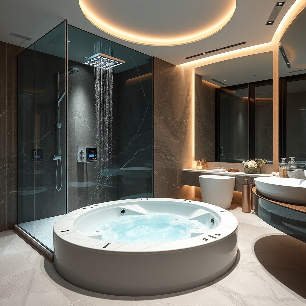 Sarıyer Banyo Tadilatı: Jakuzili ve Dijital Duş Sistemleri