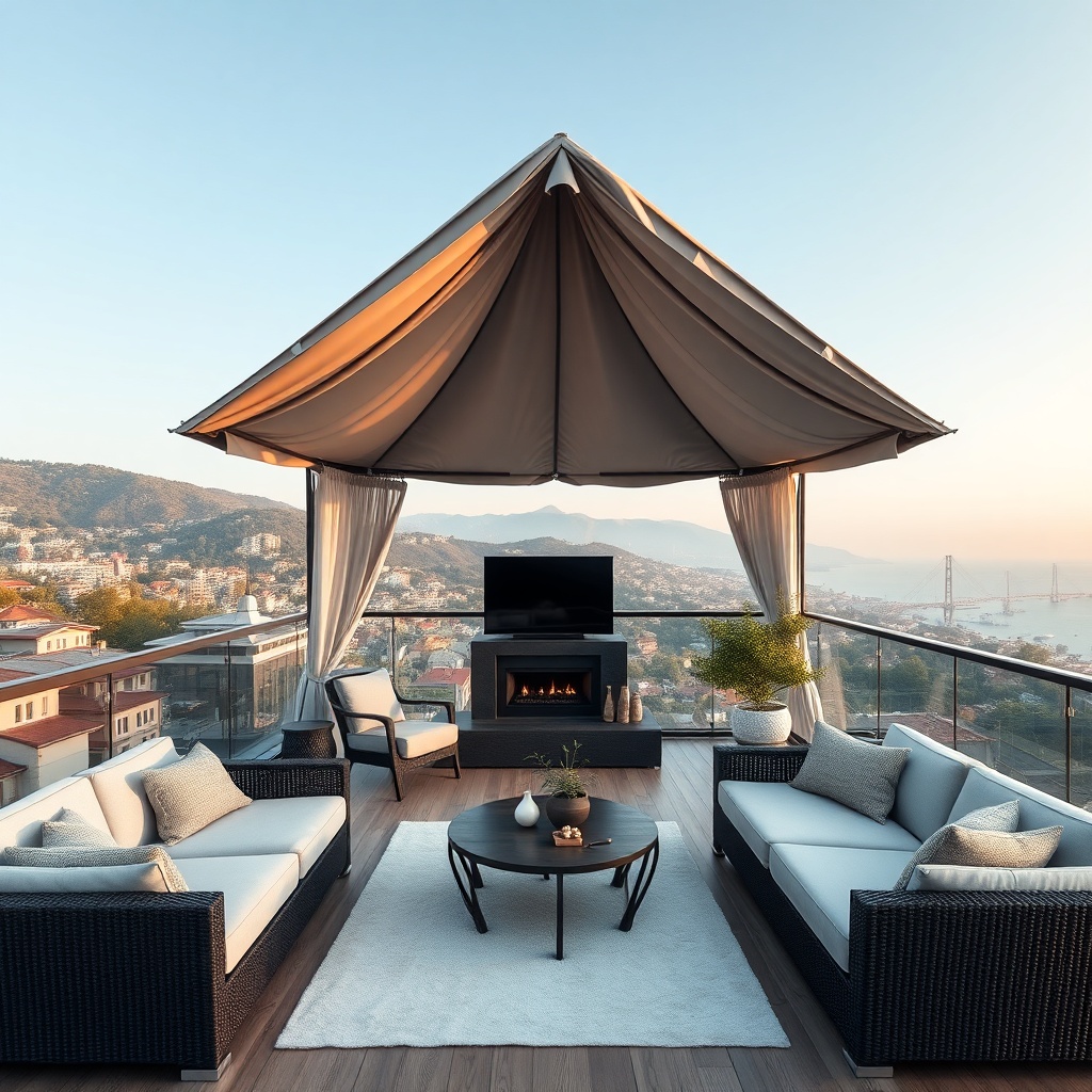 Eğimli Teras Kapama Sistemleri