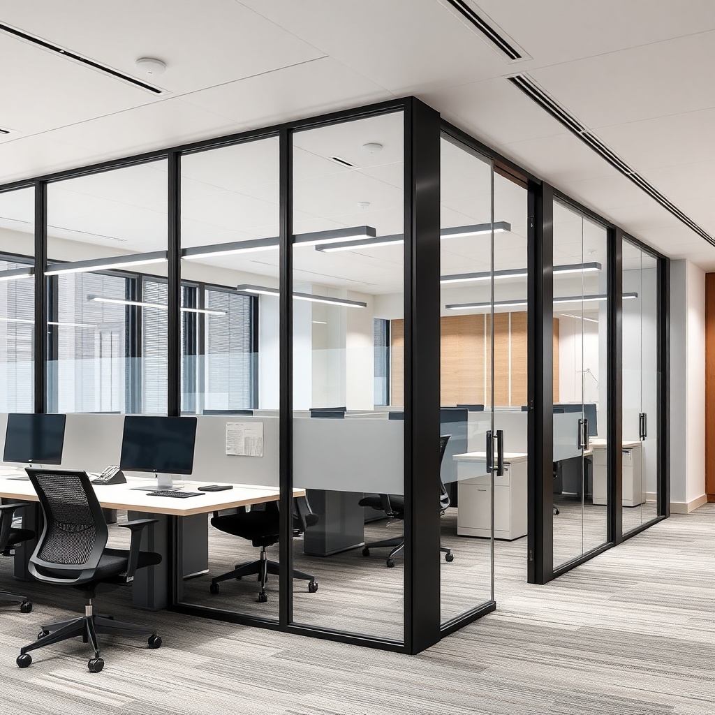 Sarıyer Ofis ve Ticari Alanlar İçin PVC Bölme Duvar Sistemleri