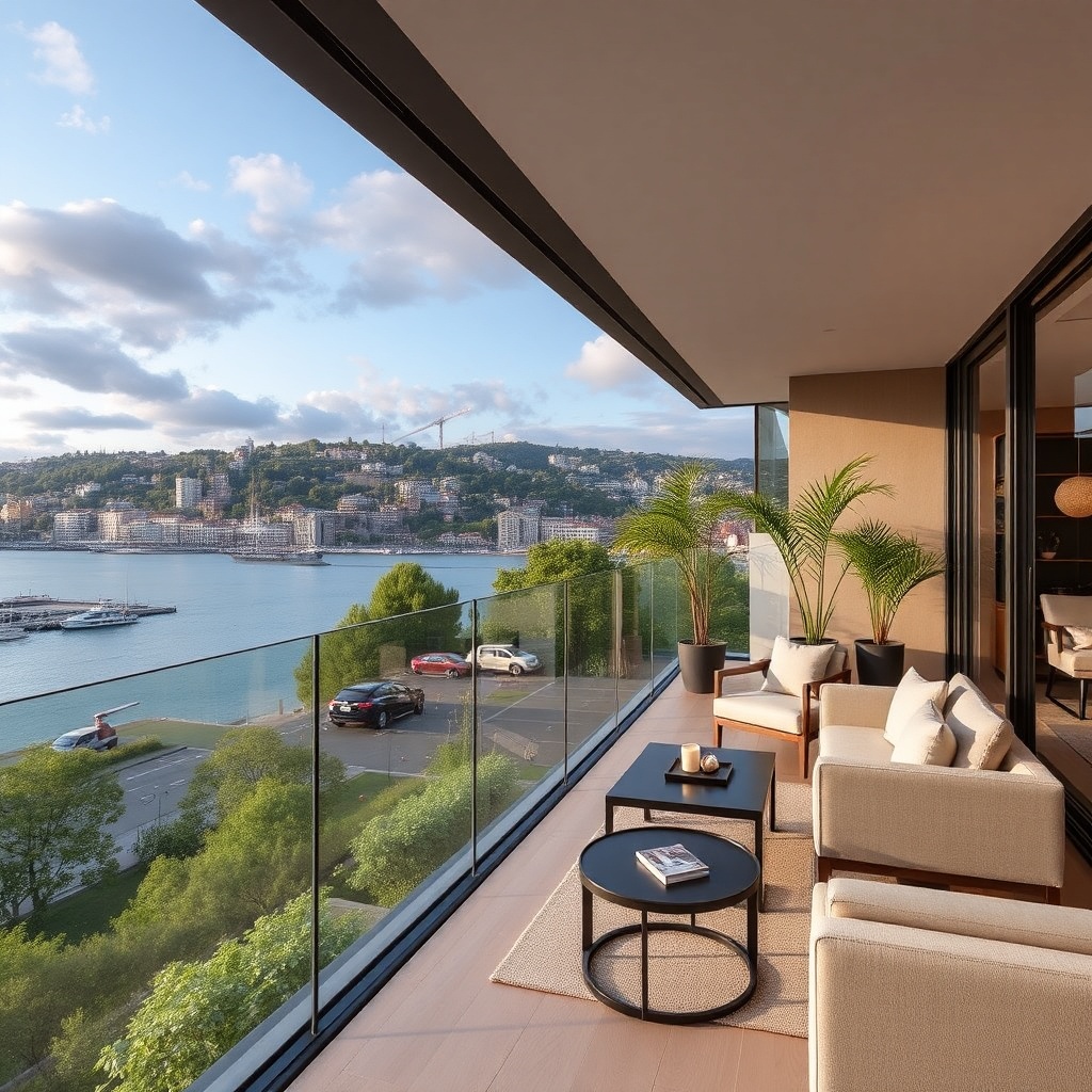 Sarıyer İstinye ve Tarabya Hattı İçin Şık Cam Balkon Uygulamaları